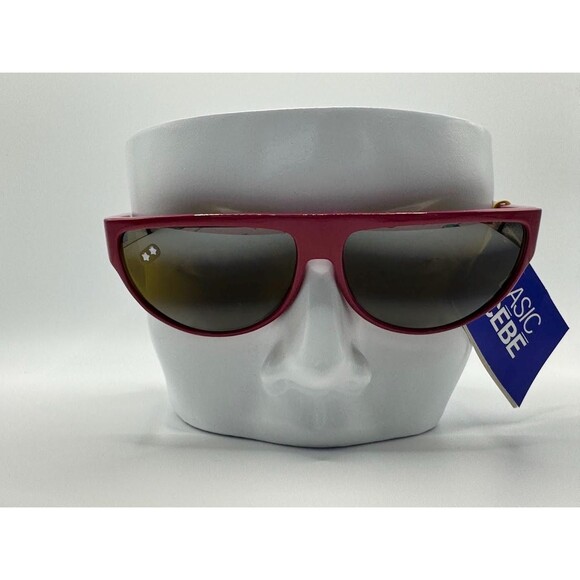 NWT Vintage Cebe Basic Sport Sunglasses | Model 949 | Dark Pink with Mirror - Picture 2 of 10